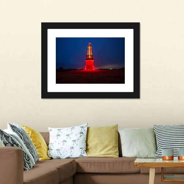 Geleucht Mining Statue Canvas Wall Art-3 Horizontal-Gallery Wrap-25" x 16"-Tiaracle
