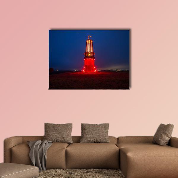 Geleucht Mining Statue Canvas Wall Art-1 Piece-Gallery Wrap-48" x 32"-Tiaracle
