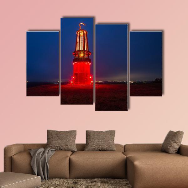 Geleucht Mining Statue Canvas Wall Art-4 Pop-Gallery Wrap-50" x 32"-Tiaracle