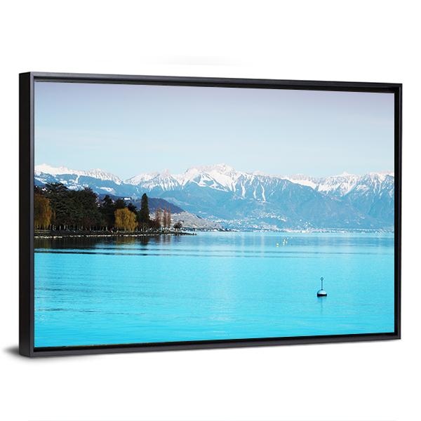 Geneva Lake Canvas Wall Art-3 Horizontal-Gallery Wrap-25" x 16"-Tiaracle