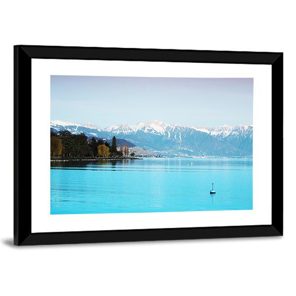Geneva Lake Canvas Wall Art-3 Horizontal-Gallery Wrap-25" x 16"-Tiaracle
