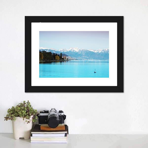 Geneva Lake Canvas Wall Art-1 Piece-Framed Print-20" x 16"-Tiaracle