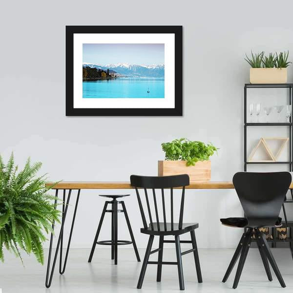 Geneva Lake Canvas Wall Art-3 Horizontal-Gallery Wrap-25" x 16"-Tiaracle