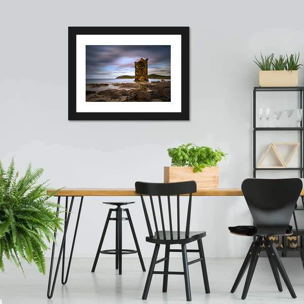 Genovese Tower France Canvas Wall Art-3 Horizontal-Gallery Wrap-25" x 16"-Tiaracle