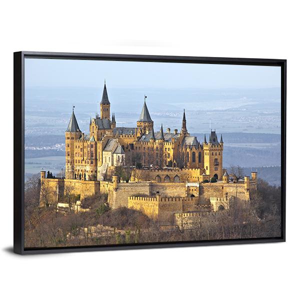 German Castle Hohenzollern Canvas Wall Art-3 Horizontal-Gallery Wrap-25" x 16"-Tiaracle