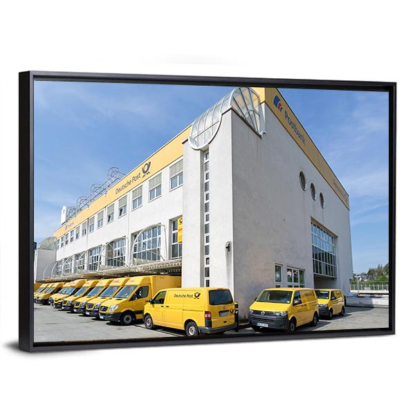 German Logistics Company Canvas Wall Art-3 Horizontal-Gallery Wrap-25" x 16"-Tiaracle