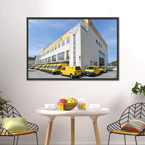 German Logistics Company Canvas Wall Art-3 Horizontal-Gallery Wrap-25" x 16"-Tiaracle