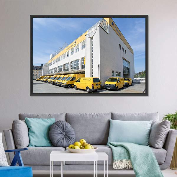 German Logistics Company Canvas Wall Art-3 Horizontal-Gallery Wrap-25" x 16"-Tiaracle