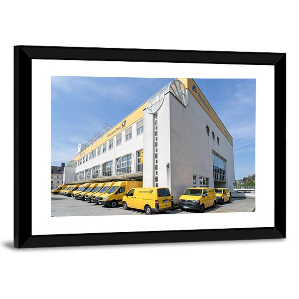 German Logistics Company Canvas Wall Art-3 Horizontal-Gallery Wrap-25" x 16"-Tiaracle