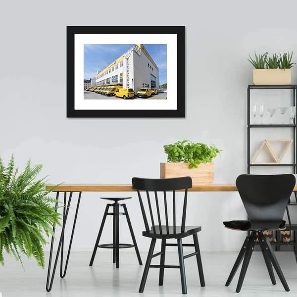 German Logistics Company Canvas Wall Art-3 Horizontal-Gallery Wrap-25" x 16"-Tiaracle