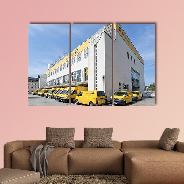 German Logistics Company Canvas Wall Art-3 Horizontal-Gallery Wrap-25" x 16"-Tiaracle