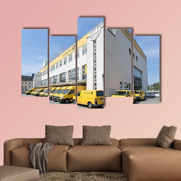 German Logistics Company Canvas Wall Art-5 Pop-Gallery Wrap-47" x 32"-Tiaracle