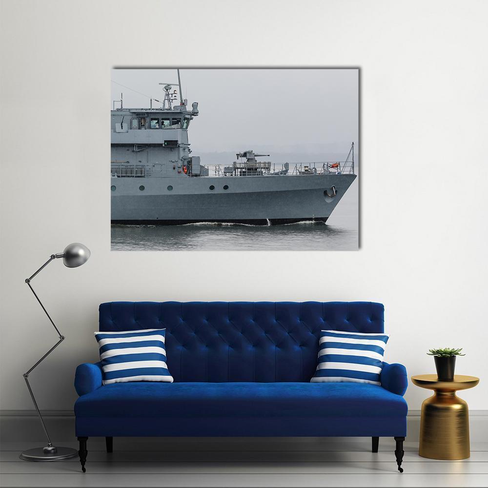 German Minehunter Canvas Wall Art-4 Pop-Gallery Wrap-50" x 32"-Tiaracle