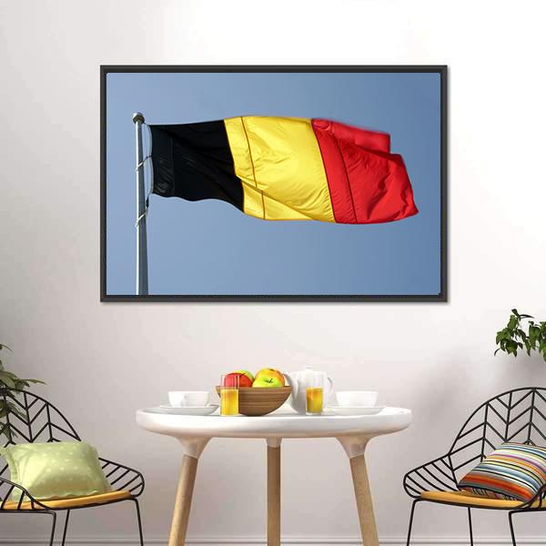 German National Flag Canvas Wall Art-5 Horizontal-Gallery Wrap-22" x 12"-Tiaracle