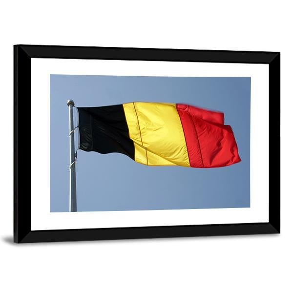 German National Flag Panoramic Canvas Wall Art-1 Piece-36" x 12"-Tiaracle