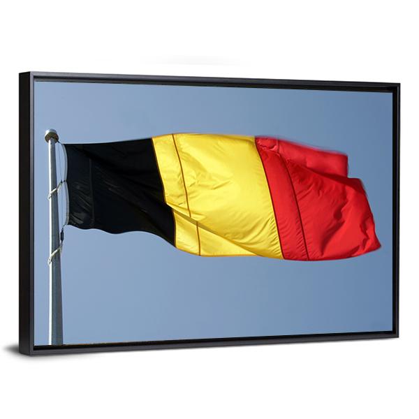 German National Flag Panoramic Canvas Wall Art-1 Piece-36" x 12"-Tiaracle