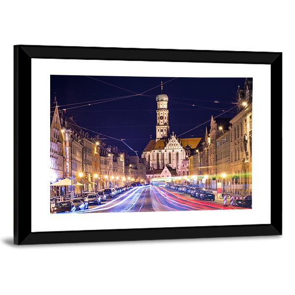 Germany Cityscape Canvas Wall Art-3 Horizontal-Gallery Wrap-25" x 16"-Tiaracle