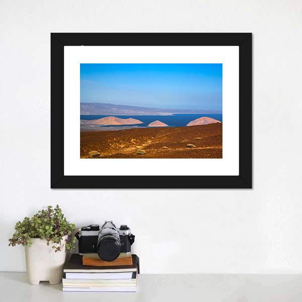 Ghoubet Lake & Diable Island Panoramic Canvas Wall Art-1 Piece-36" x 12"-Tiaracle