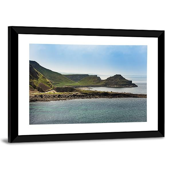 Giant's Causeway In Ireland Canvas Wall Art-3 Horizontal-Gallery Wrap-25" x 16"-Tiaracle