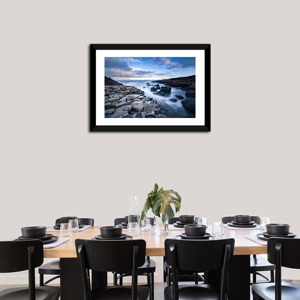 Giant's Causeway Ireland Panoramic Canvas Wall Art-1 Piece-36" x 12"-Tiaracle