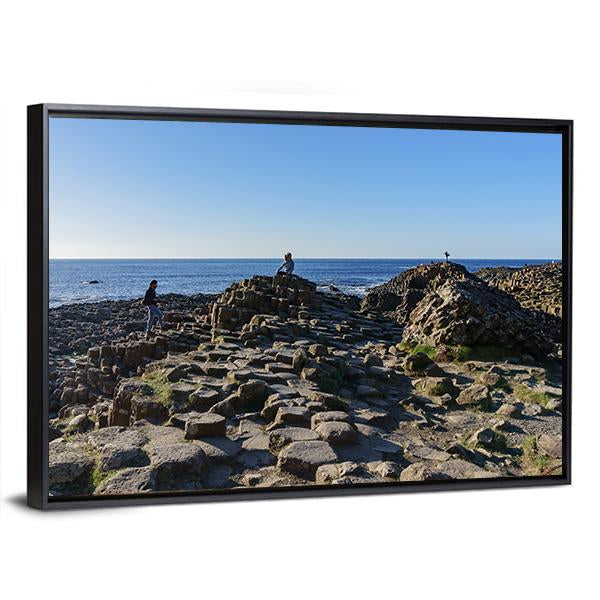 Giant's Causeway Northern Ireland Canvas Wall Art-3 Horizontal-Gallery Wrap-25" x 16"-Tiaracle