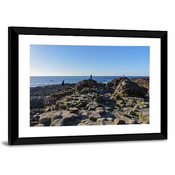 Giant's Causeway Northern Ireland Canvas Wall Art-3 Horizontal-Gallery Wrap-25" x 16"-Tiaracle