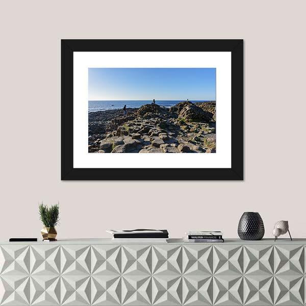 Giant's Causeway Northern Ireland Canvas Wall Art-3 Horizontal-Gallery Wrap-25" x 16"-Tiaracle