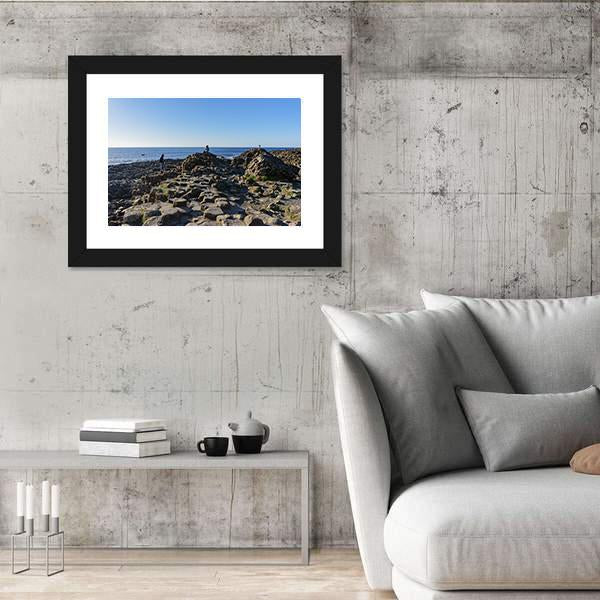 Giant's Causeway Northern Ireland Canvas Wall Art-3 Horizontal-Gallery Wrap-25" x 16"-Tiaracle