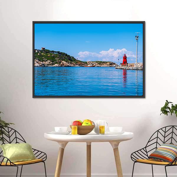 Giglio Island Italy Canvas Wall Art-3 Horizontal-Gallery Wrap-25" x 16"-Tiaracle