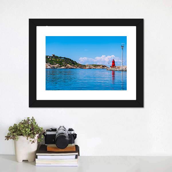 Giglio Island Italy Canvas Wall Art-1 Piece-Framed Print-20" x 16"-Tiaracle