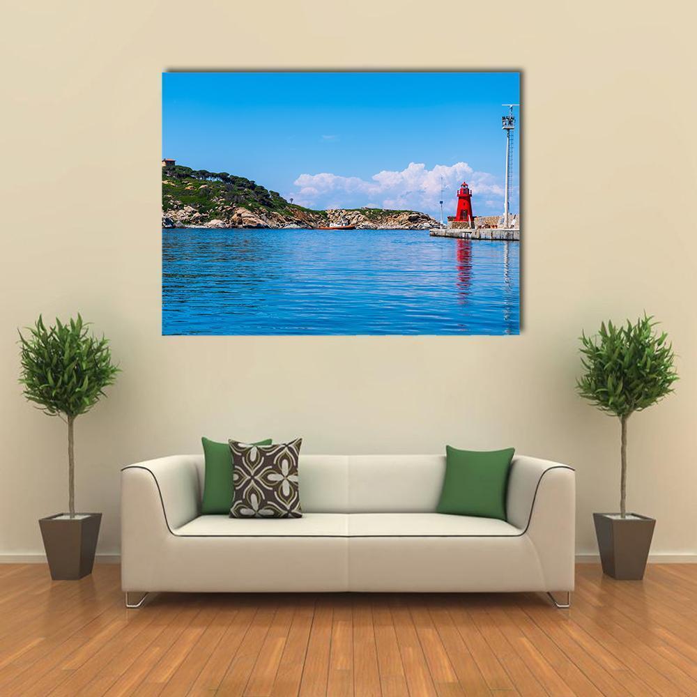 Giglio Island Italy Canvas Wall Art-1 Piece-Gallery Wrap-48" x 32"-Tiaracle