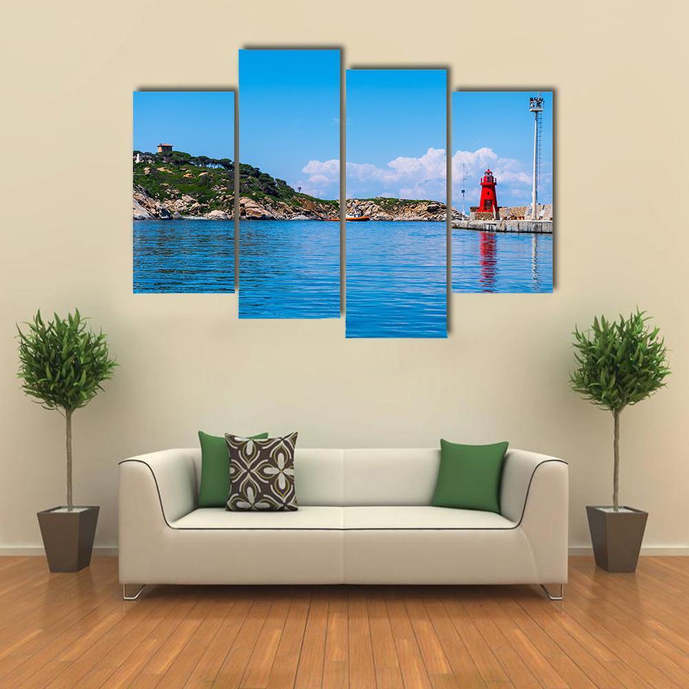 Giglio Island Italy Canvas Wall Art-5 Pop-Gallery Wrap-47" x 32"-Tiaracle