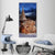 Gingerbread Church In Christmas Night Vertical Canvas Wall Art-3 Vertical-Gallery Wrap-12" x 25"-Tiaracle