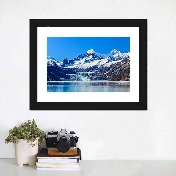 Glacier Bay National Park Canvas Wall Art-1 Piece-Framed Print-20" x 16"-Tiaracle