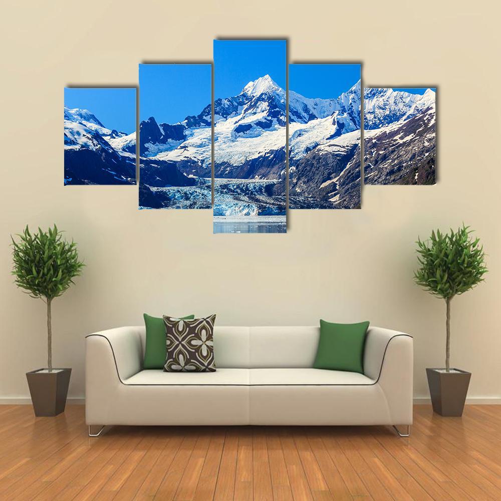 Glacier Bay National Park Canvas Wall Art-4 Pop-Gallery Wrap-50" x 32"-Tiaracle