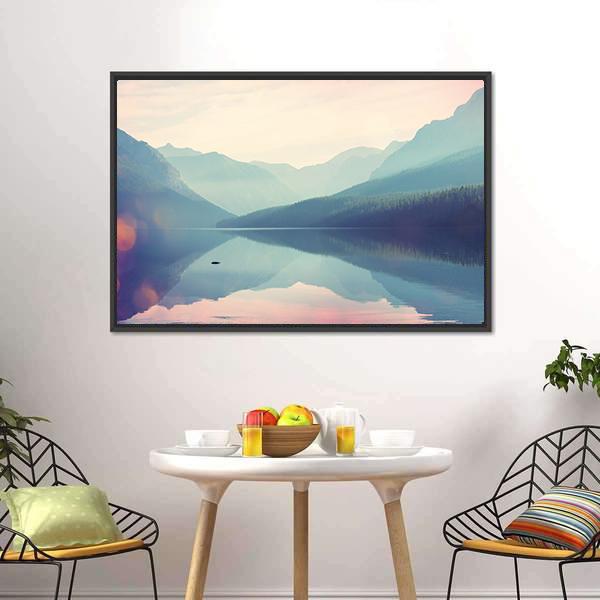 Glacier National Park USA Canvas Wall Art-3 Horizontal-Gallery Wrap-25" x 16"-Tiaracle