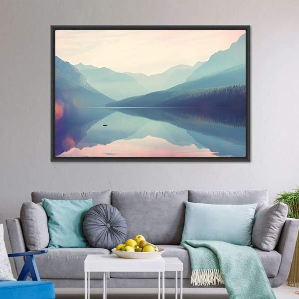 Glacier National Park USA Canvas Wall Art-3 Horizontal-Gallery Wrap-25" x 16"-Tiaracle
