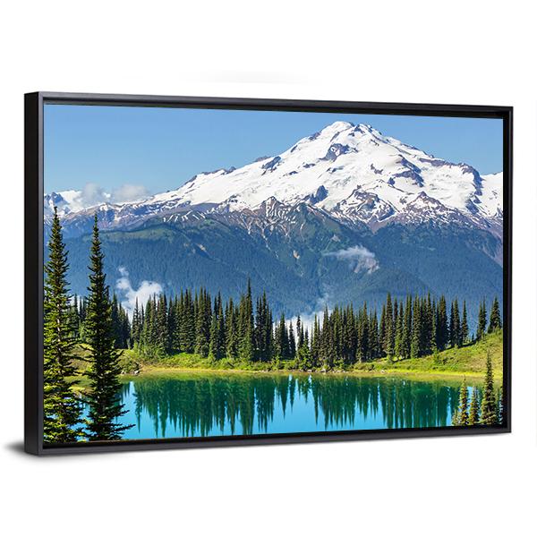 Glacier Peak In Washington Canvas Wall Art-3 Horizontal-Gallery Wrap-25" x 16"-Tiaracle