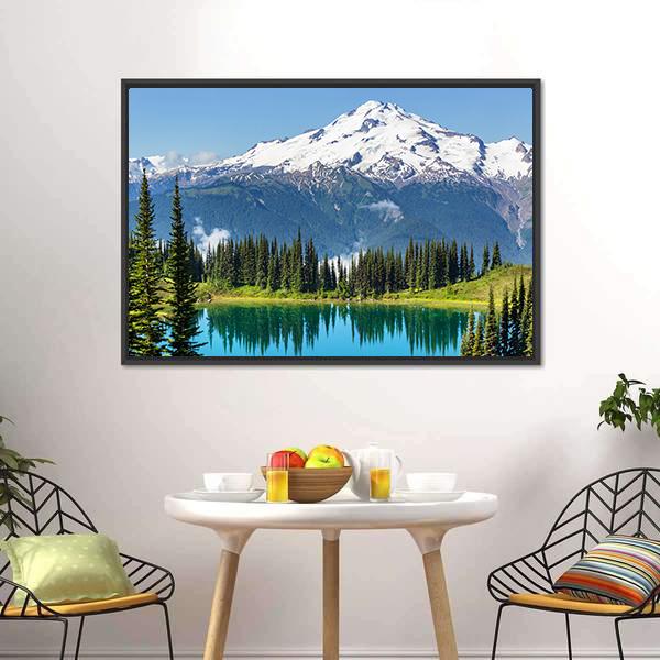 Glacier Peak In Washington Canvas Wall Art-5 Horizontal-Gallery Wrap-22" x 12"-Tiaracle