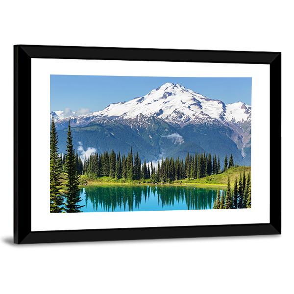 Glacier Peak In Washington Canvas Wall Art-3 Horizontal-Gallery Wrap-25" x 16"-Tiaracle