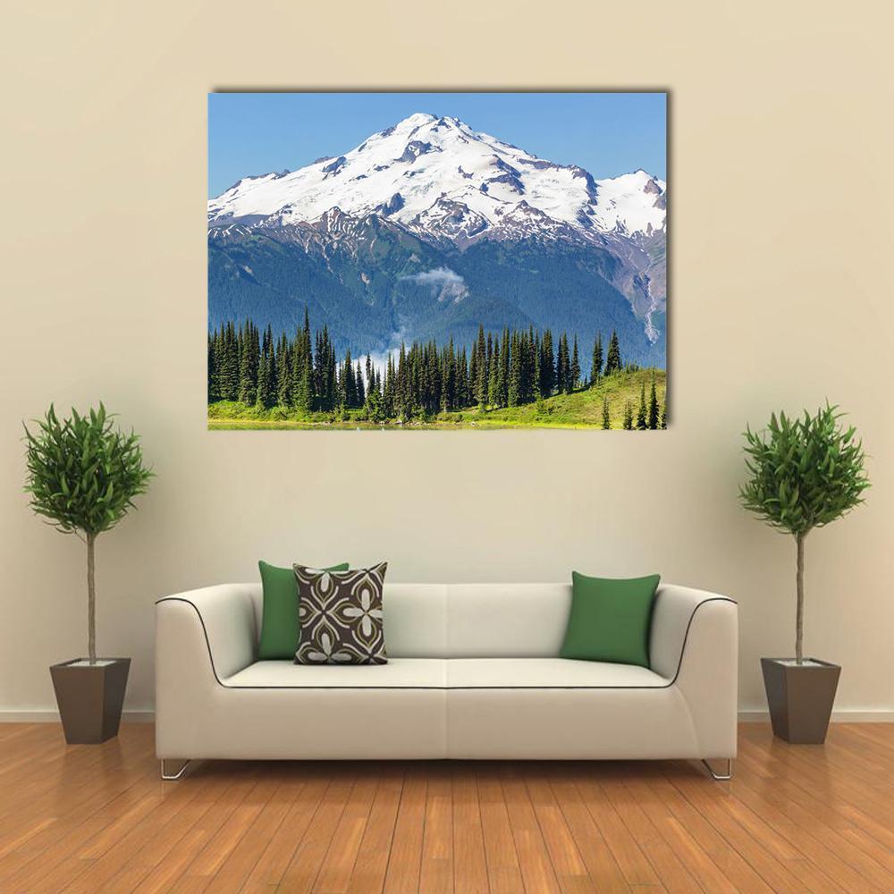 Glacier Peak In Washington Canvas Wall Art-1 Piece-Gallery Wrap-48" x 32"-Tiaracle