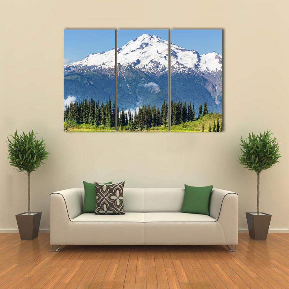 Glacier Peak In Washington Canvas Wall Art-3 Horizontal-Gallery Wrap-37" x 24"-Tiaracle