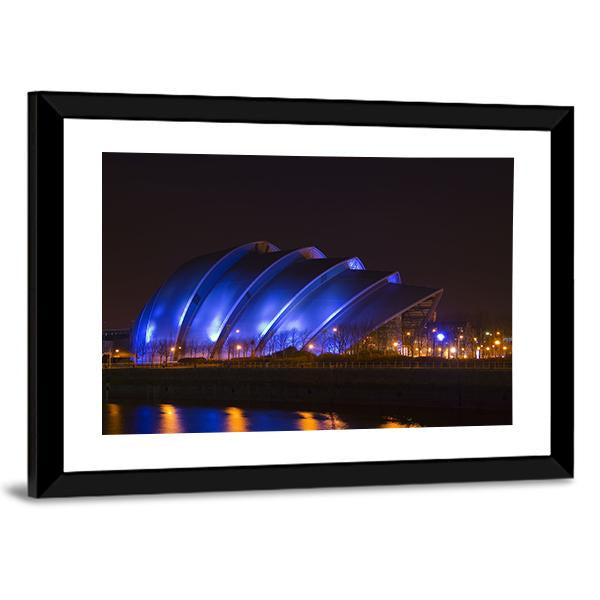 Glasgow Armadillo Building Canvas Wall Art-3 Horizontal-Gallery Wrap-25" x 16"-Tiaracle