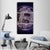 Purple Bitcoin Vertical Canvas Wall Art-3 Vertical-Gallery Wrap-12" x 25"-Tiaracle