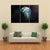 Global Warming Concept - Earth Falling Apart Canvas Wall Art-3 Horizontal-Gallery Wrap-37" x 24"-Tiaracle