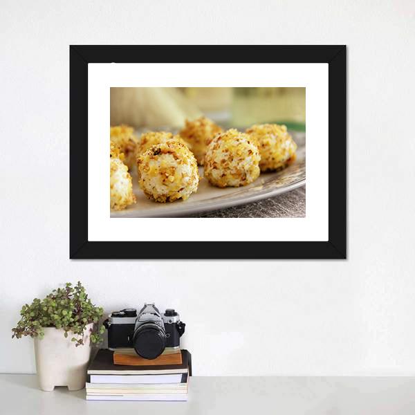 Goat Cheese Balls Canvas Wall Art-1 Piece-Framed Print-20&quot; x 16&quot;-Tiaracle