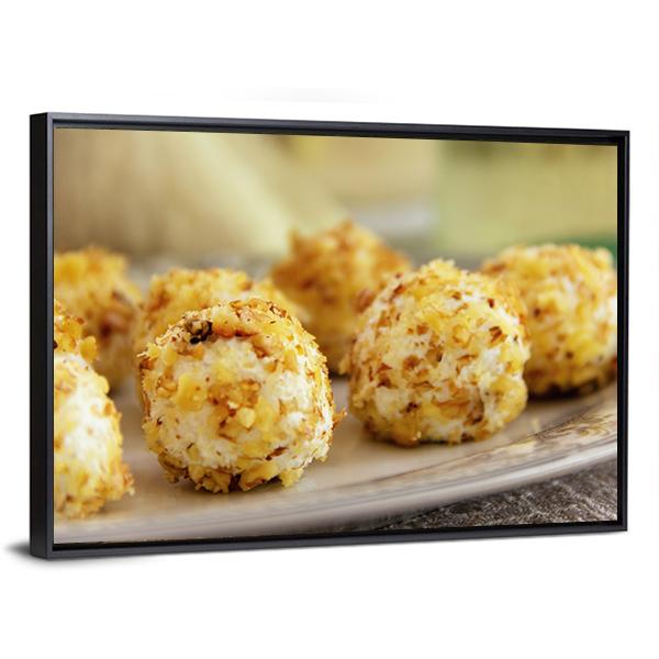 Goat Cheese Balls Canvas Wall Art-5 Horizontal-Gallery Wrap-22&quot; x 12&quot;-Tiaracle