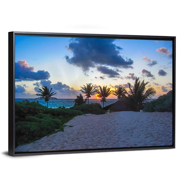 God Of Winds Temple Canvas Wall Art-3 Horizontal-Gallery Wrap-25" x 16"-Tiaracle