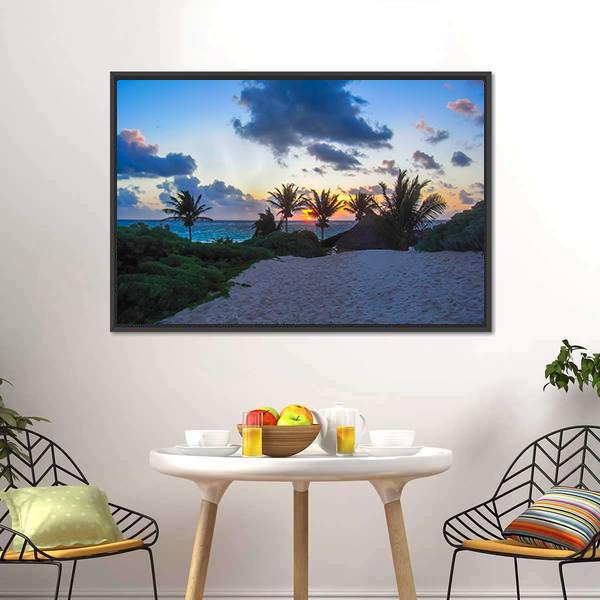 God Of Winds Temple Canvas Wall Art-3 Horizontal-Gallery Wrap-25" x 16"-Tiaracle