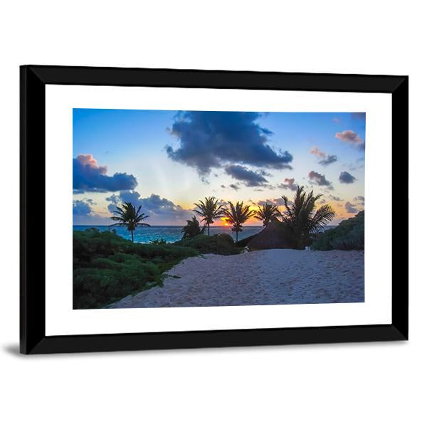 God Of Winds Temple Canvas Wall Art-3 Horizontal-Gallery Wrap-25" x 16"-Tiaracle